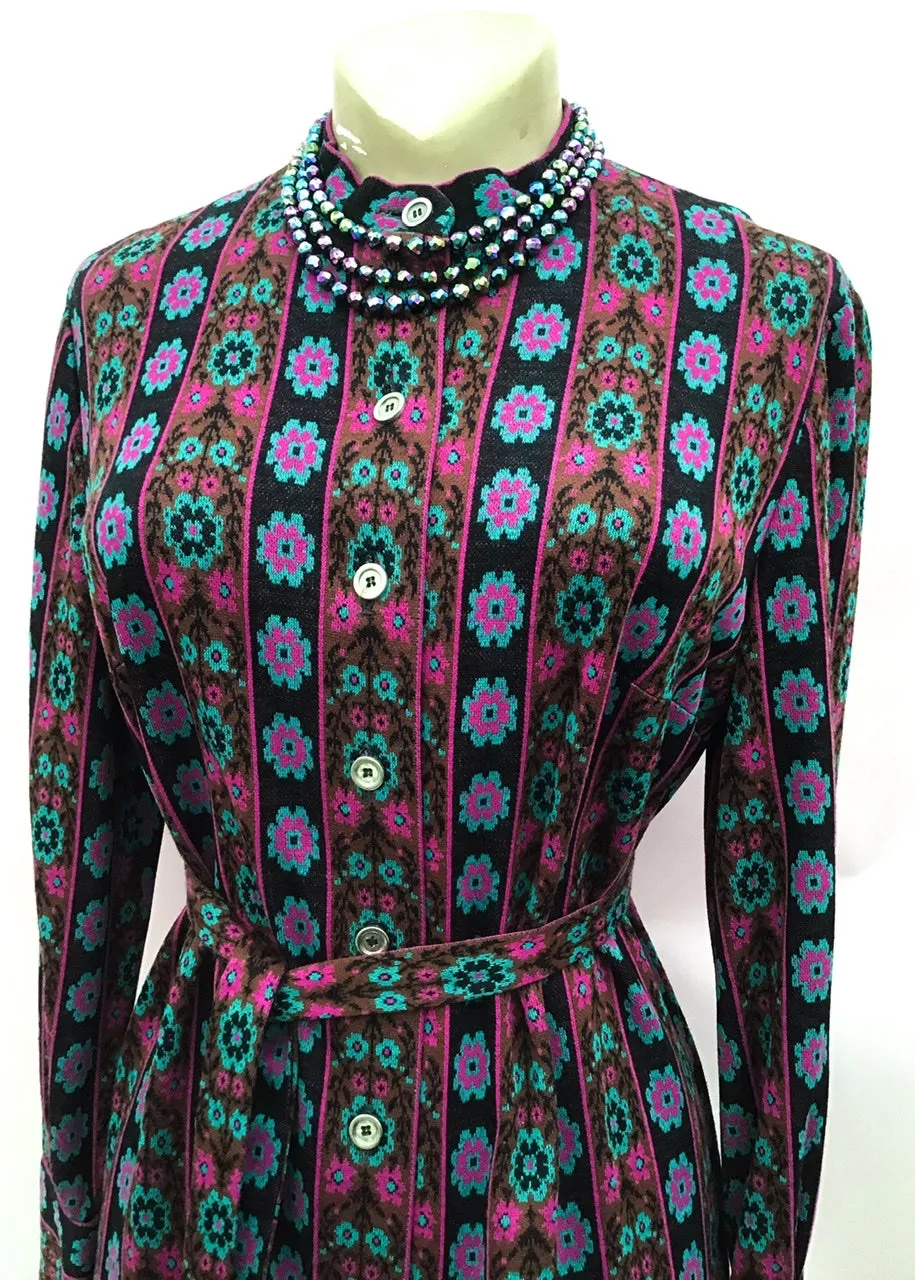 1970s Vintage Windsmoor Knit Dress