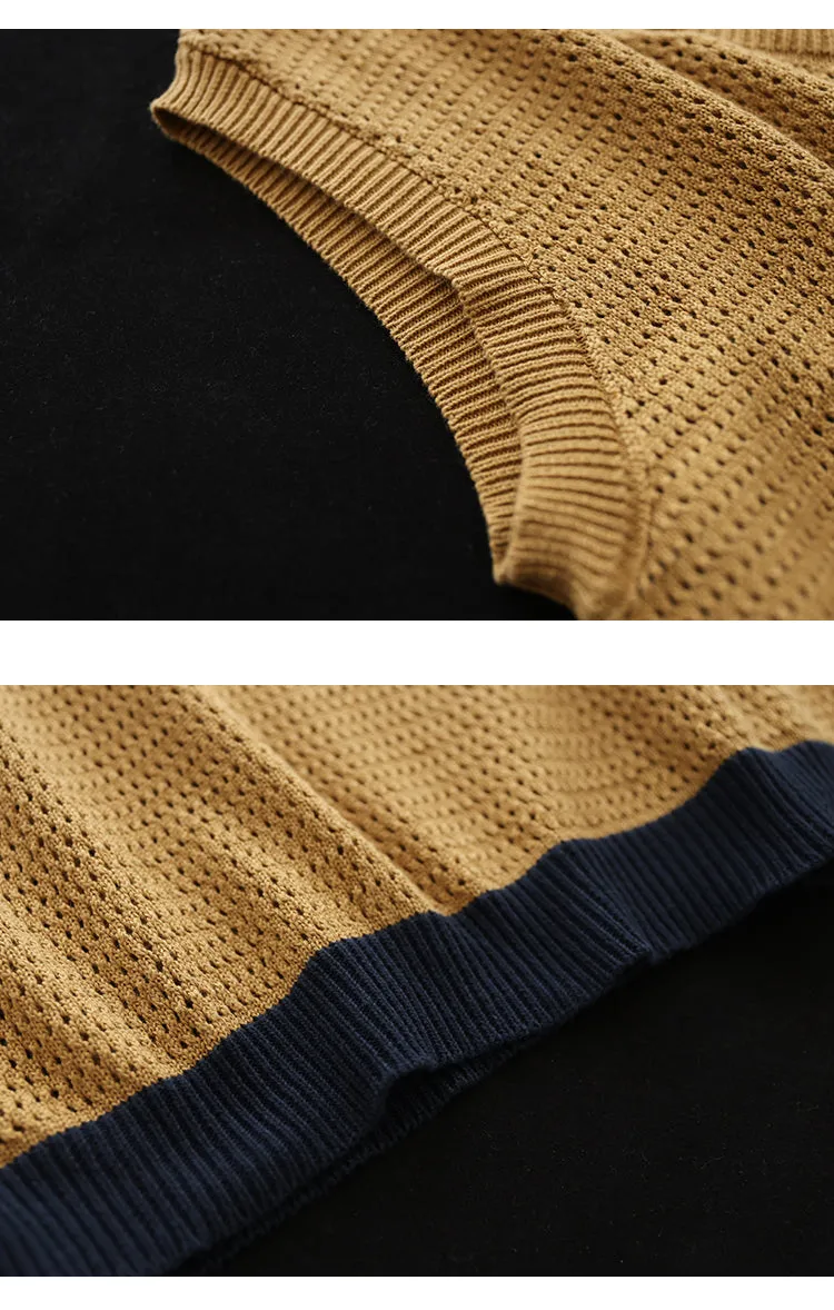 Autumn Knitted Hollow Vintage V-Neck Vest