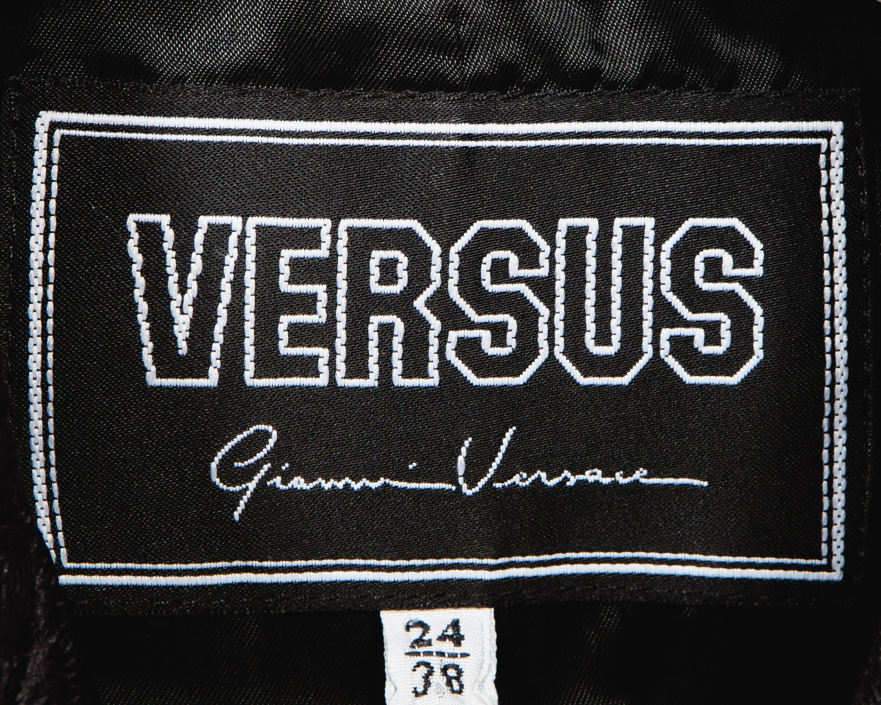 Black Quilted Versus Set