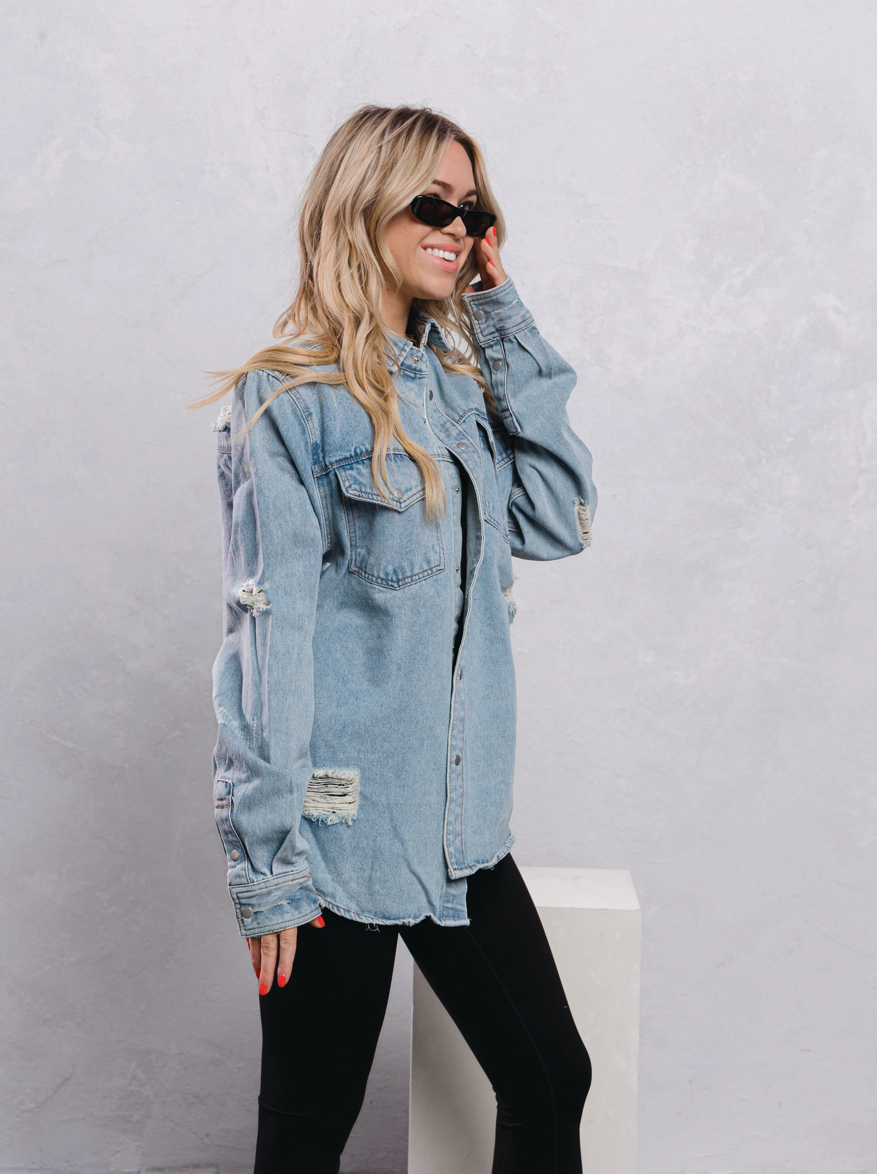 CALI LOVE Shirt Jacket