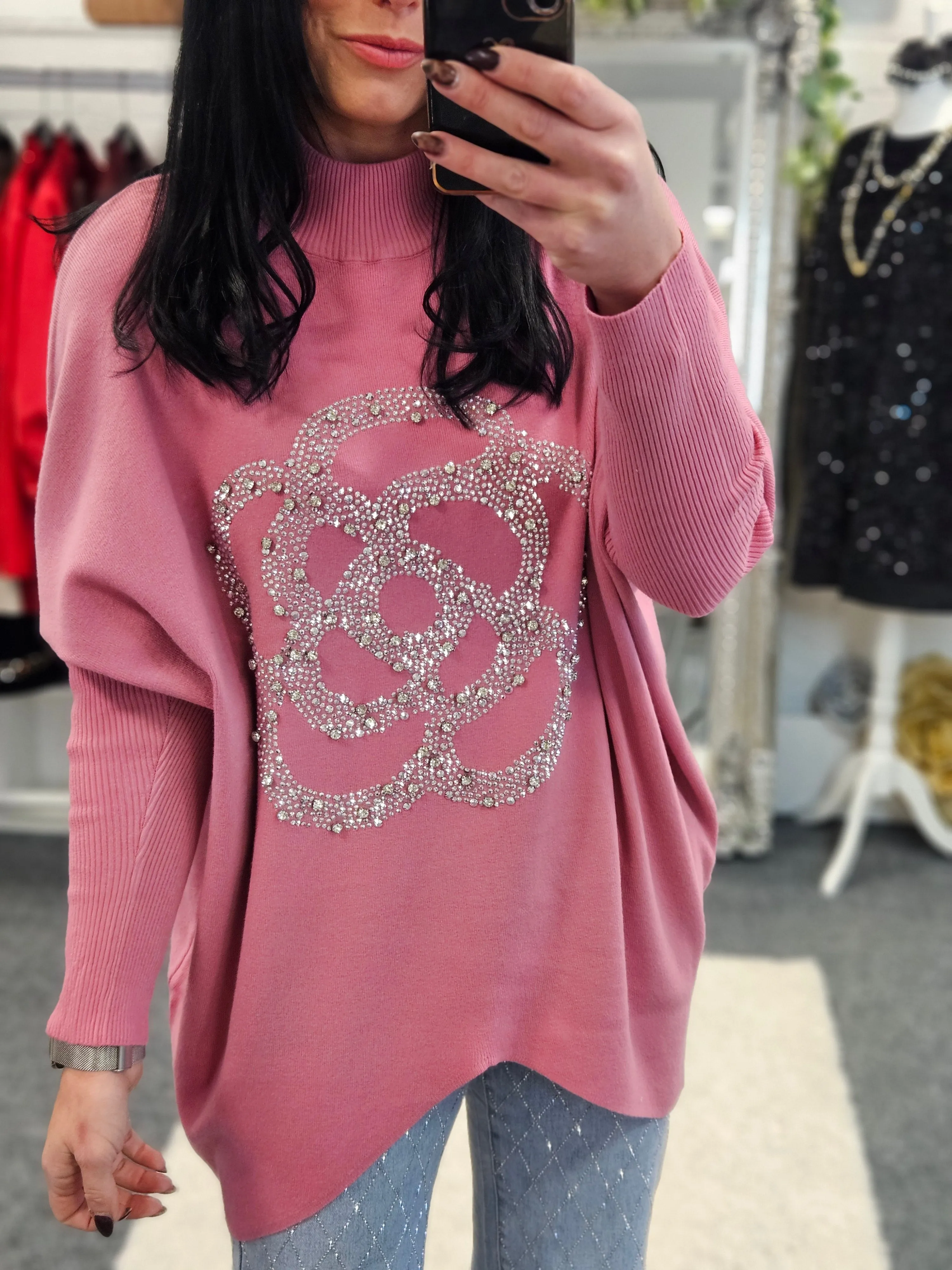 Camellia Hi Lo Jumper (choose your Colour)