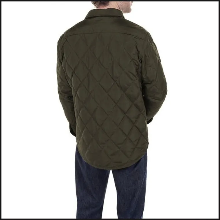 Down-filled Quilted Shirt Jacket