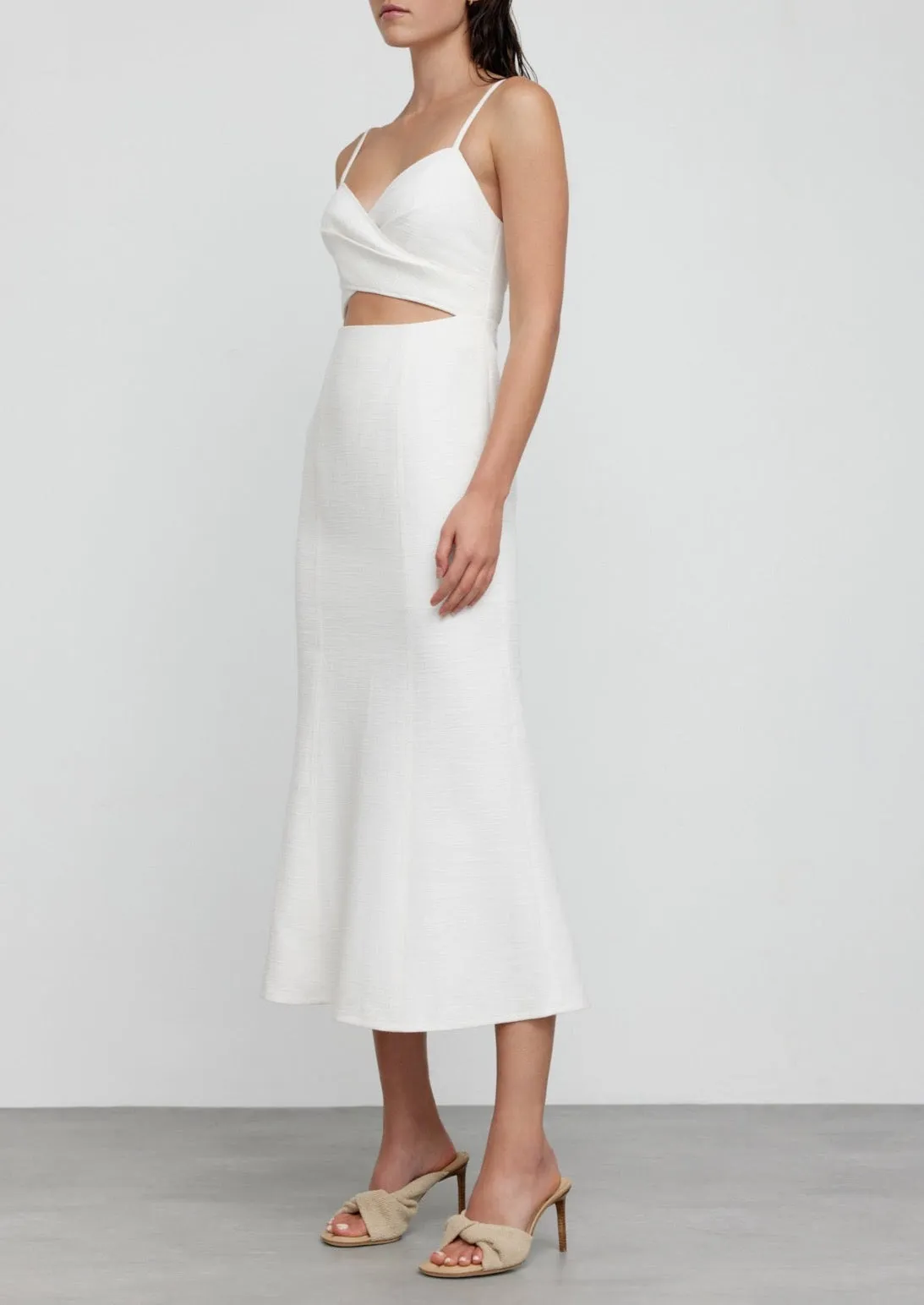 Frankie Midi Dress - Cream