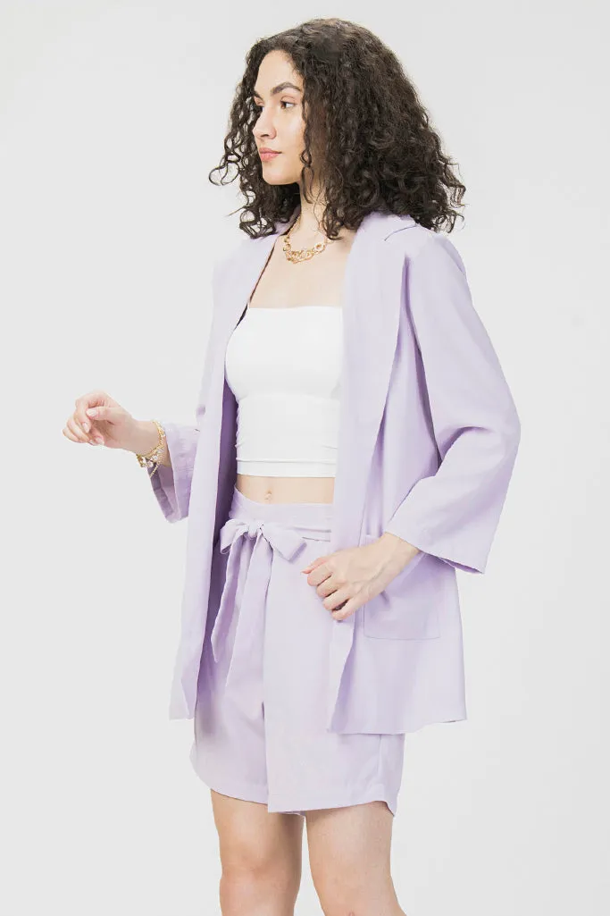 Frenchy Blazer-Shorts Co-ord