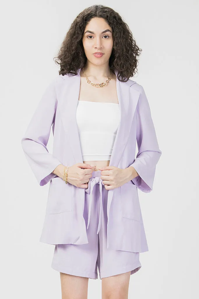 Frenchy Blazer-Shorts Co-ord