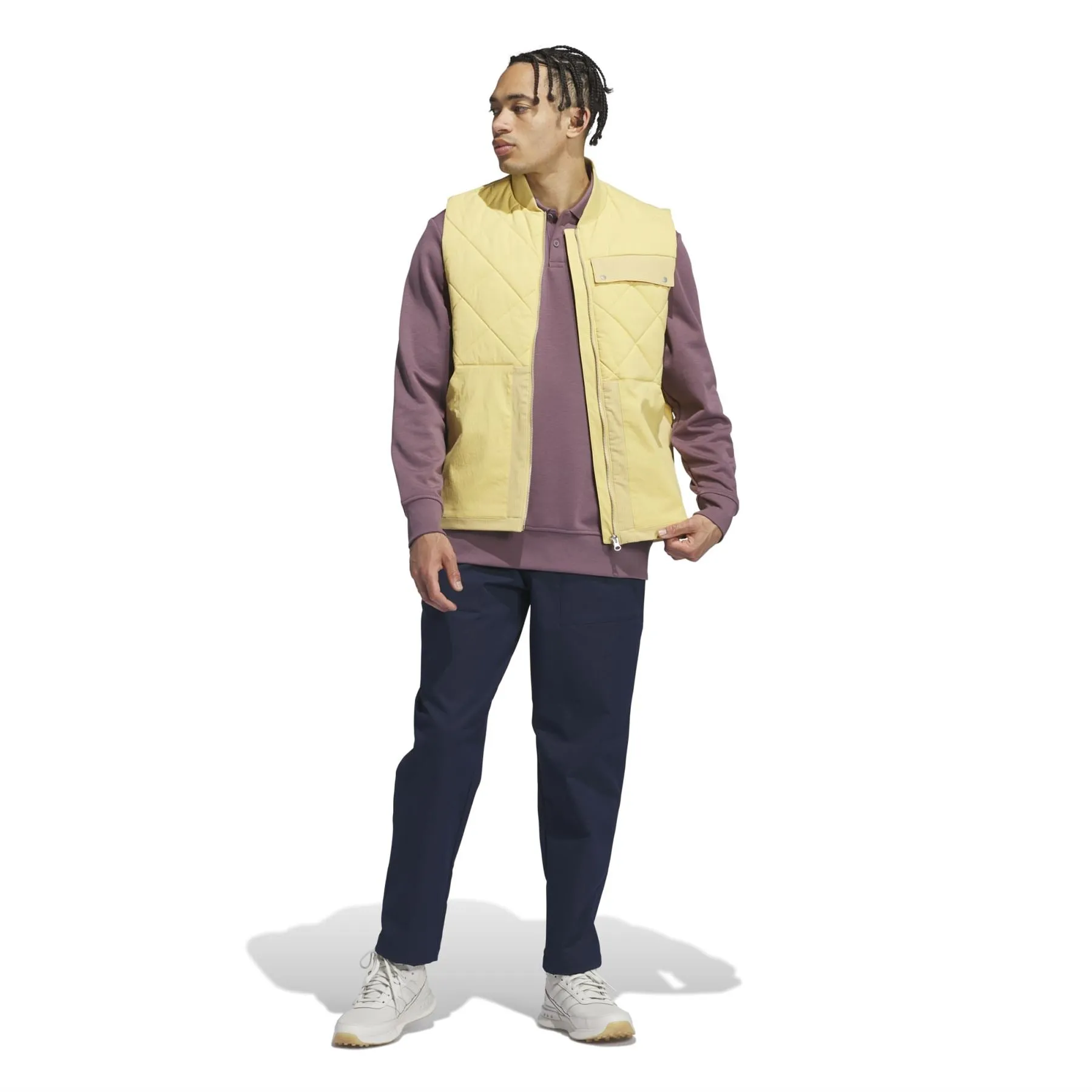Go-To Quilted DWR Vest Oat - AW24