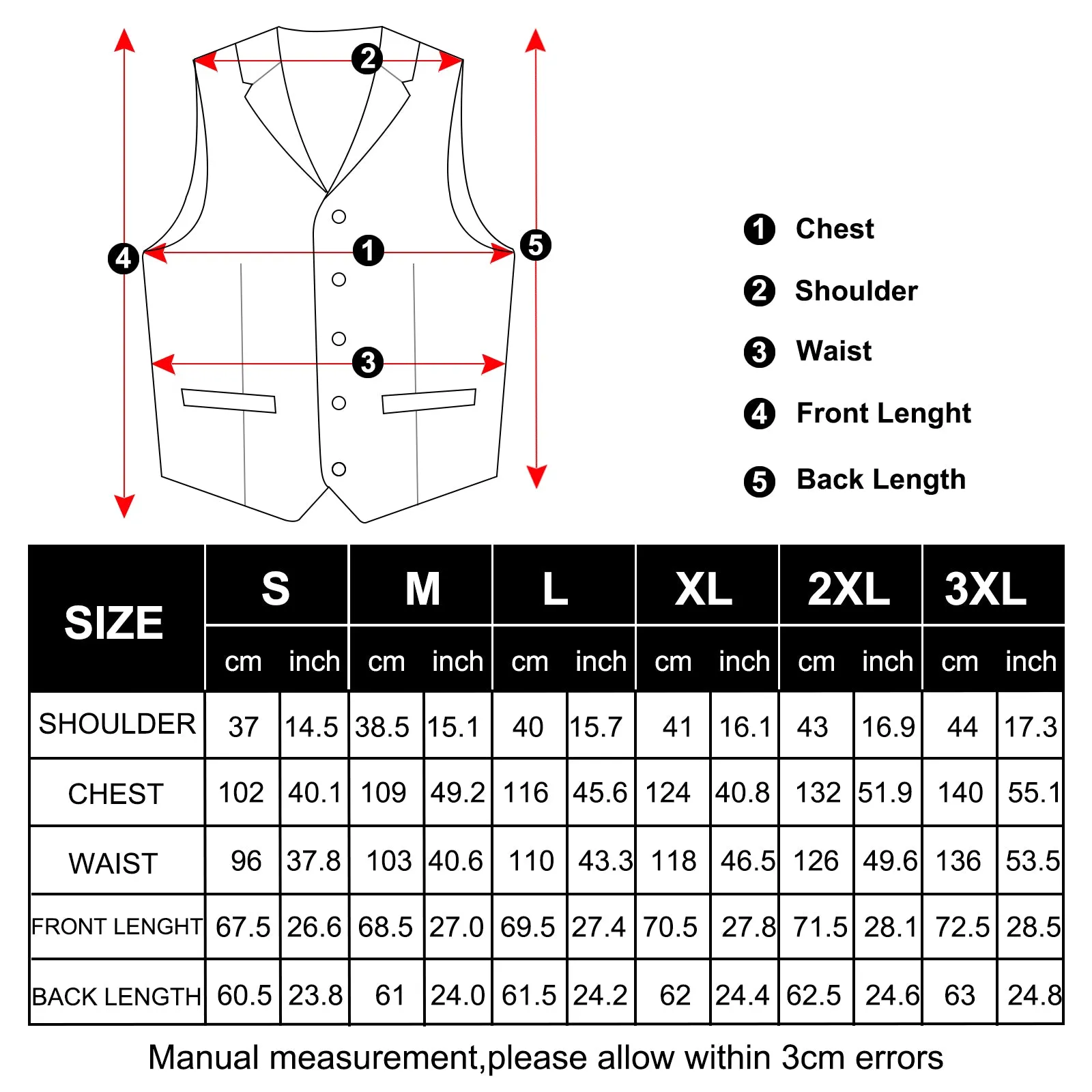Golden Luxury Paisley Jacquard Men's Collar Vest Tie Hanky Cufflinks Suit Set