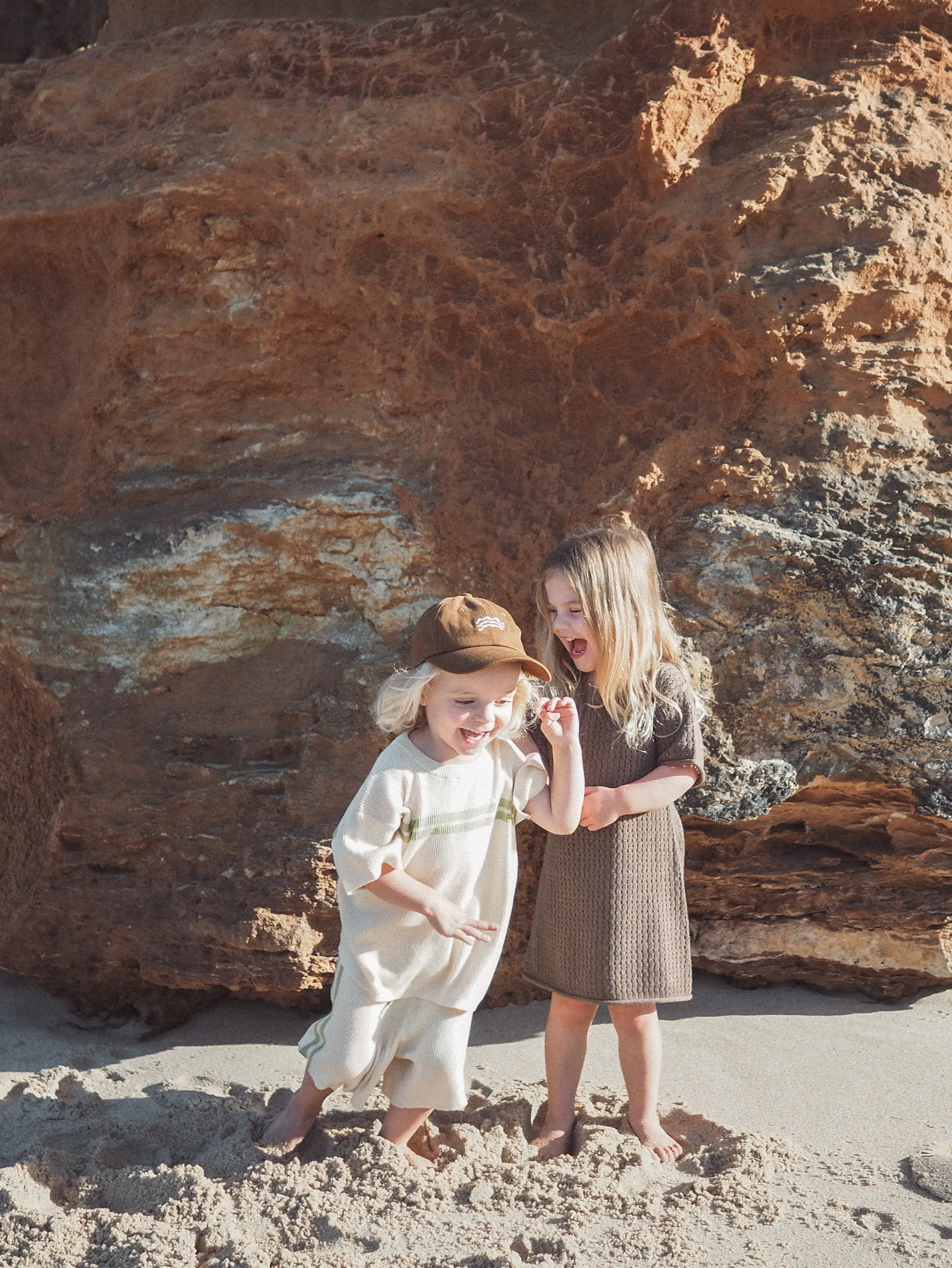 [GROWN] SUMMER KNIT DRESS (MUD) - TIDEWAYS24