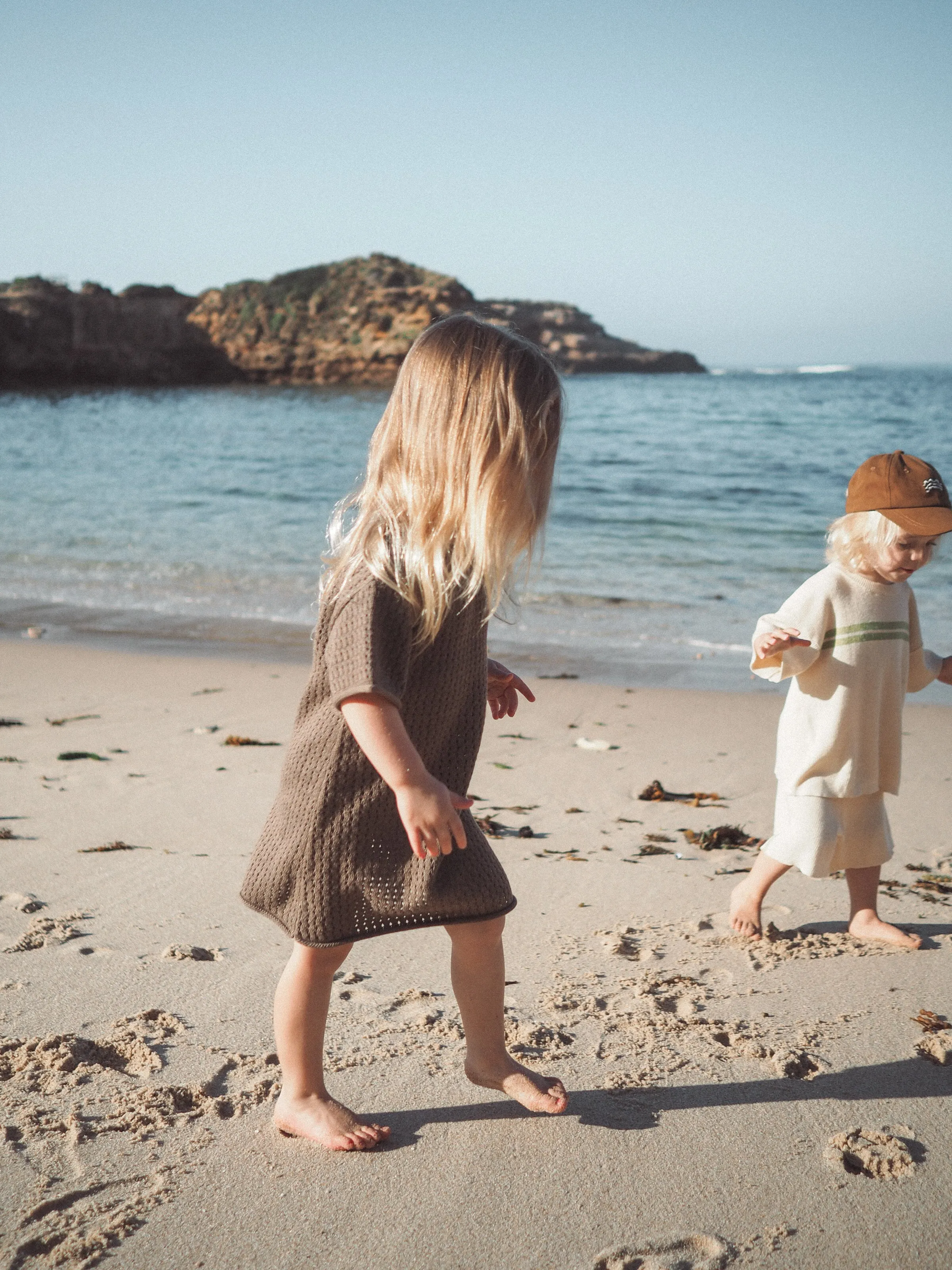 [GROWN] SUMMER KNIT DRESS (MUD) - TIDEWAYS24