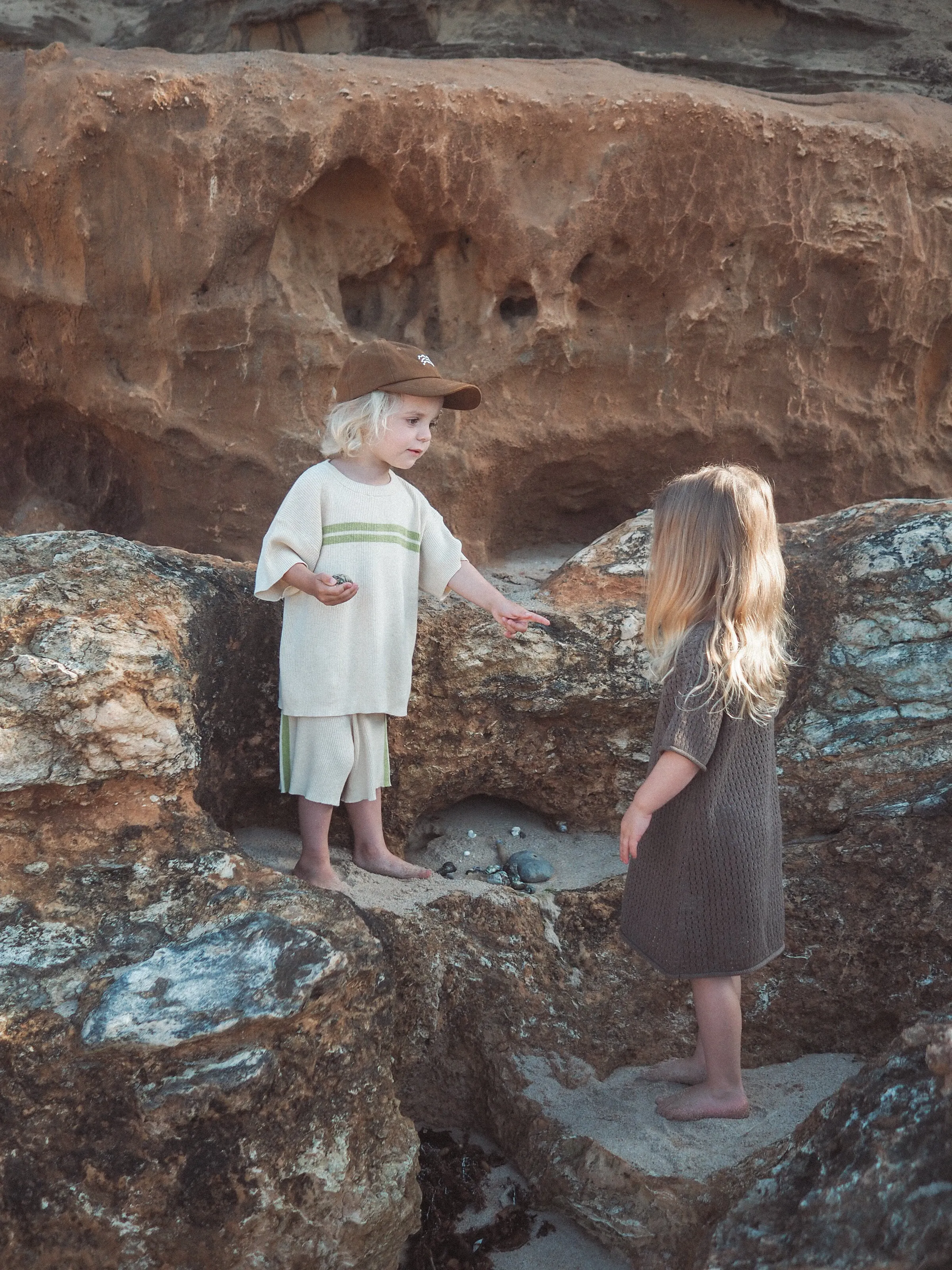 [GROWN] SUMMER KNIT DRESS (MUD) - TIDEWAYS24