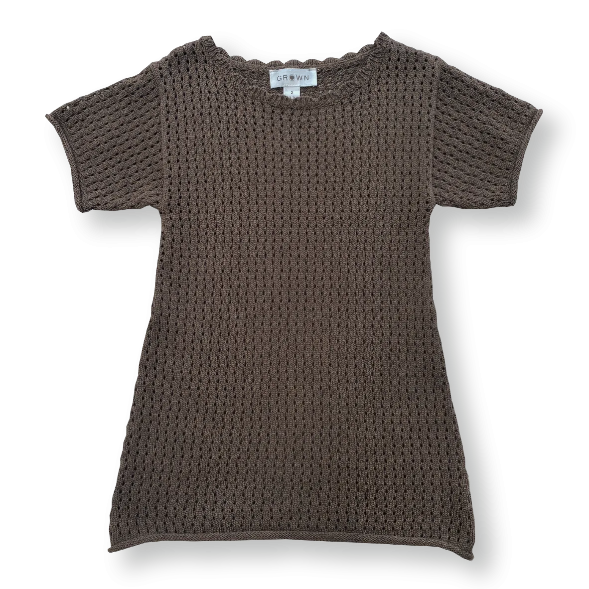 [GROWN] SUMMER KNIT DRESS (MUD) - TIDEWAYS24