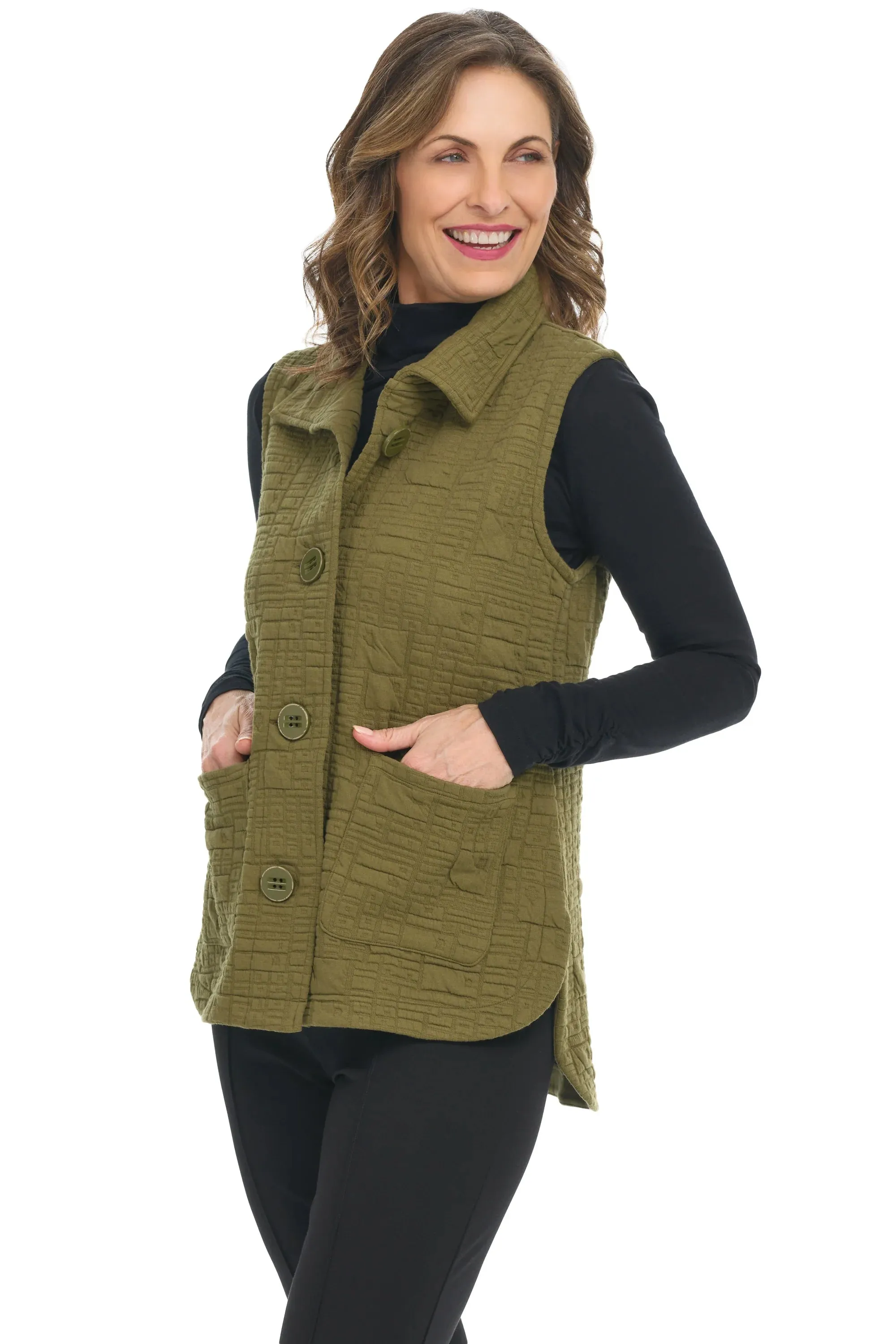 Habitat 53314 Box Quilt Pocket Vest