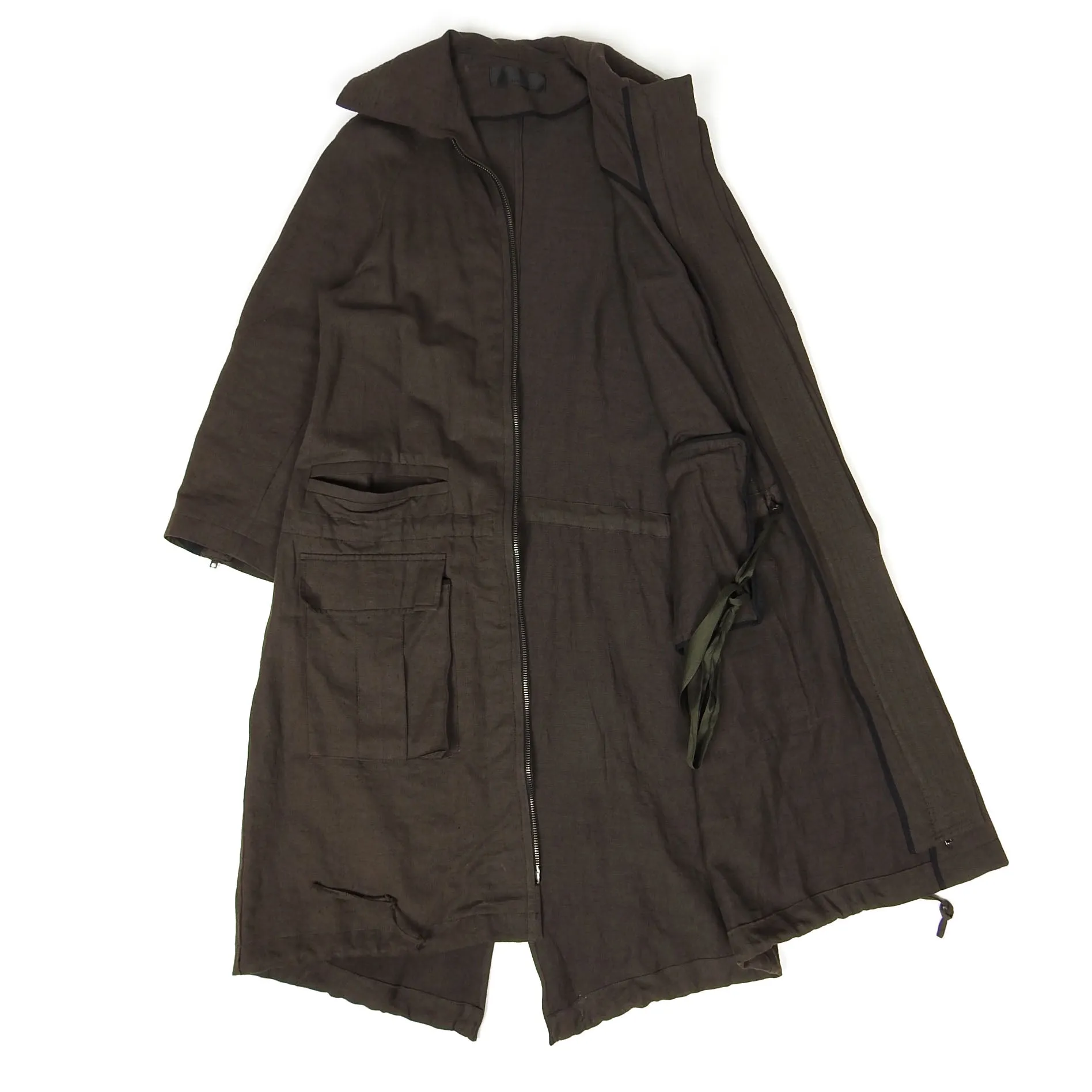 Haider Ackerman Linen Parka Size 36
