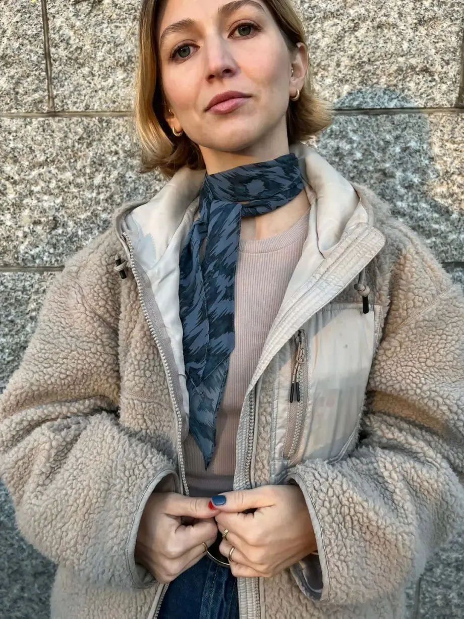 Ikat Scarf – Blue