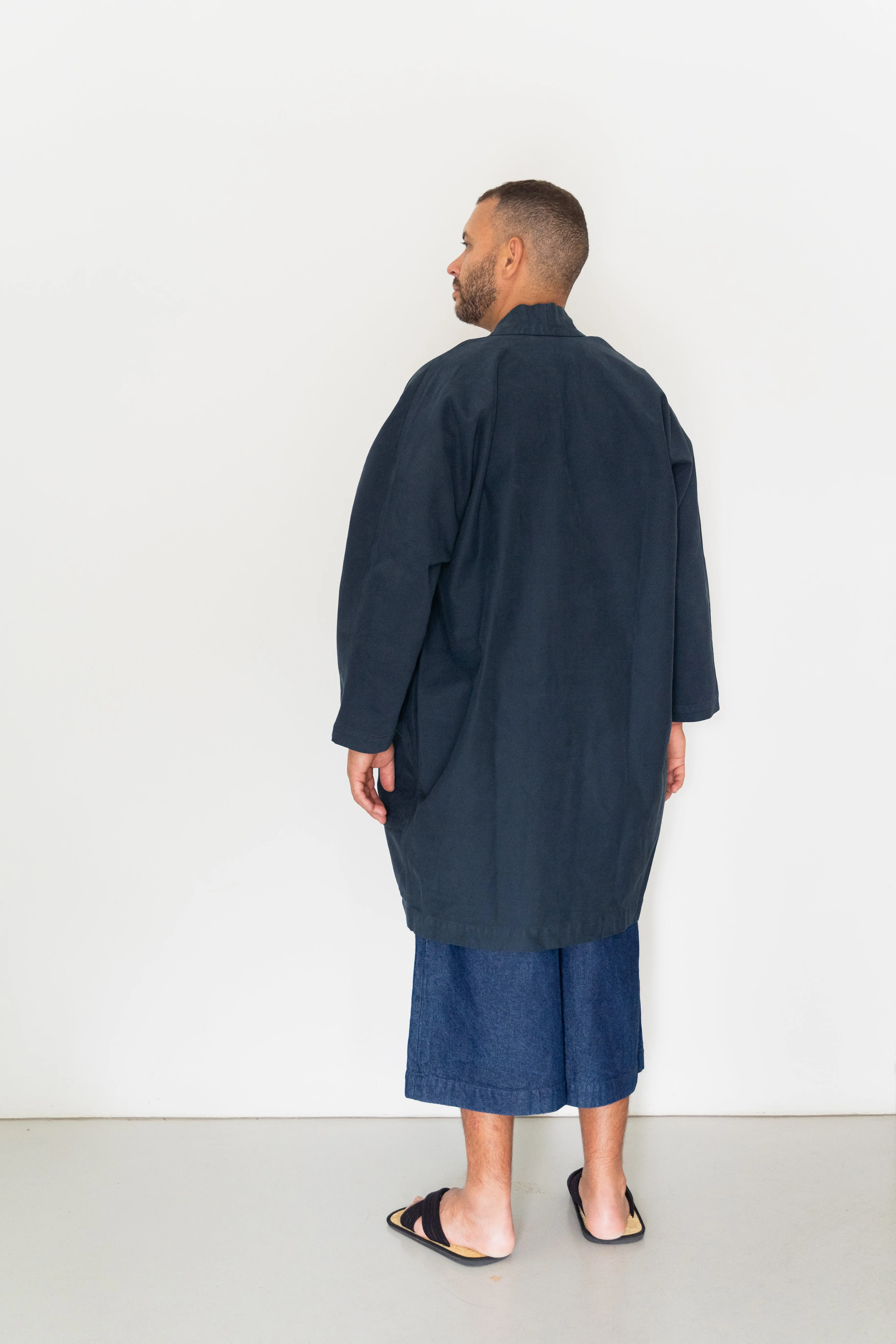 Jacket Big Pockets Gray in ORGANIC Cotton