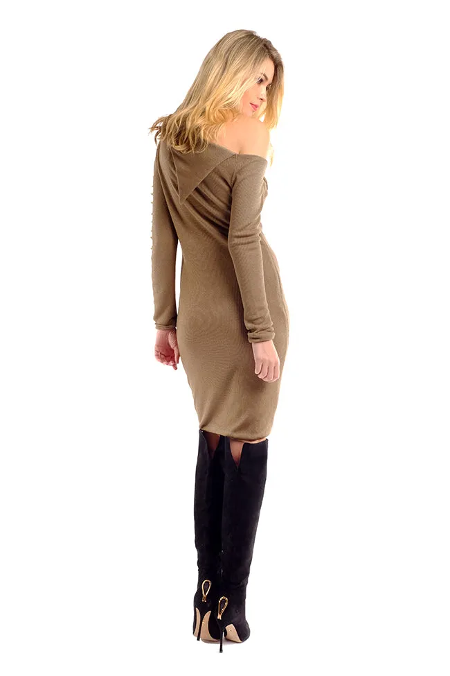 Kaila Off-shoulder Knit Dress