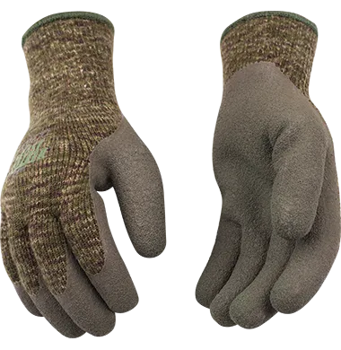 Kinco 1788 FrostBreaker Camouflage Heavy Thermal 7-Gauge Acrylic Knit Shell Crinkle Latex Coated Palm Acrylic & Elastic Knit Wrist Gloves (One Dozen)