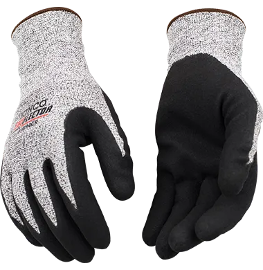 Kinco 1894CR Cut Resistant Tyrax Fiberglass Knit Shell Nitrile Coated Gloves (One Dozen)