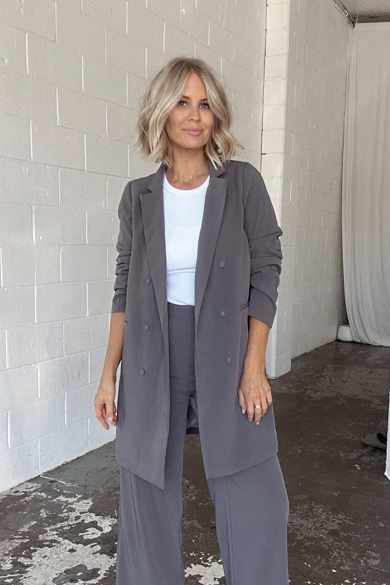 KOBIE BLAZER - Ash