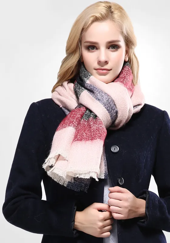 Long Plaid Scarf