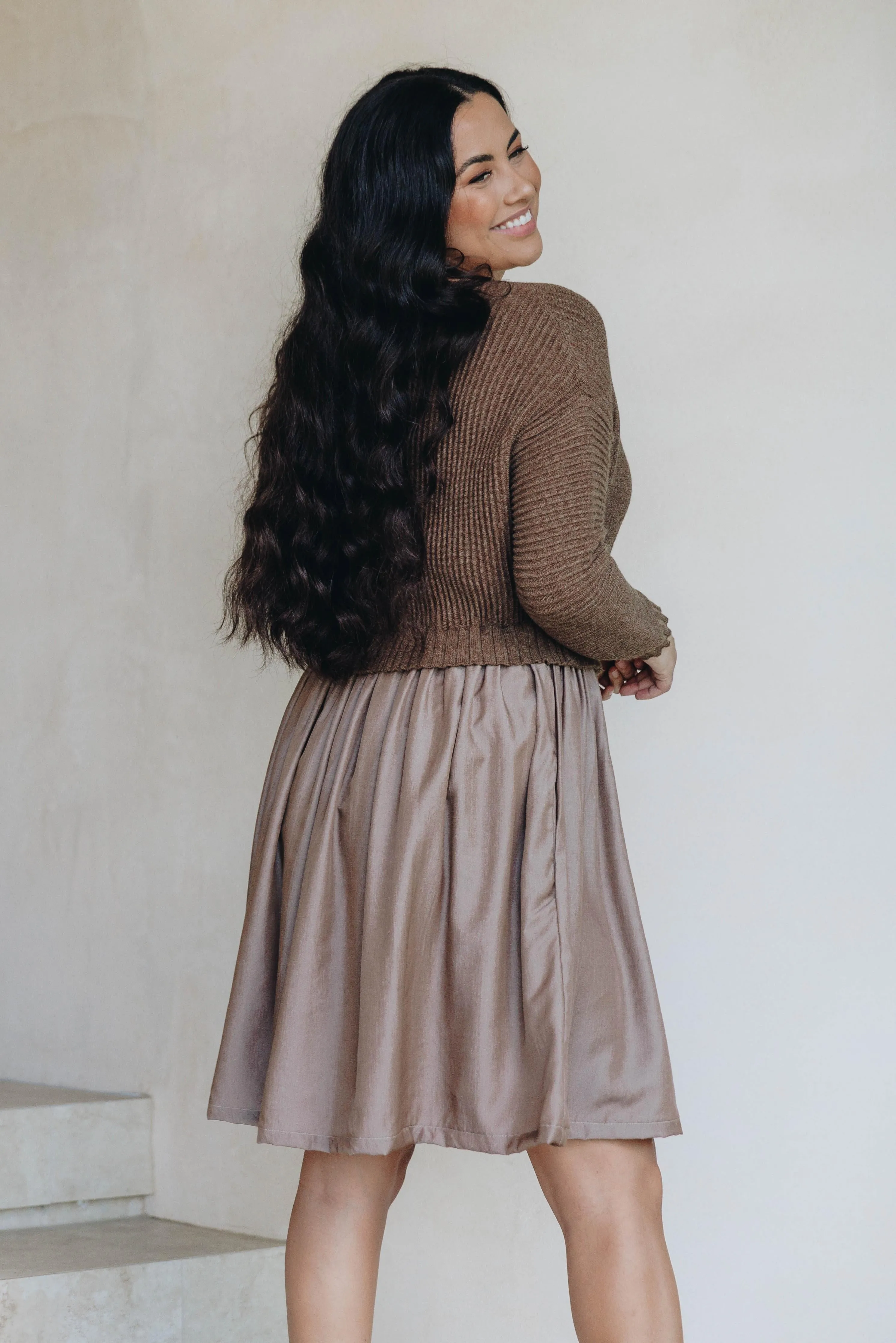 Lunar Knit Dress | Hazelnut | FINAL SALE