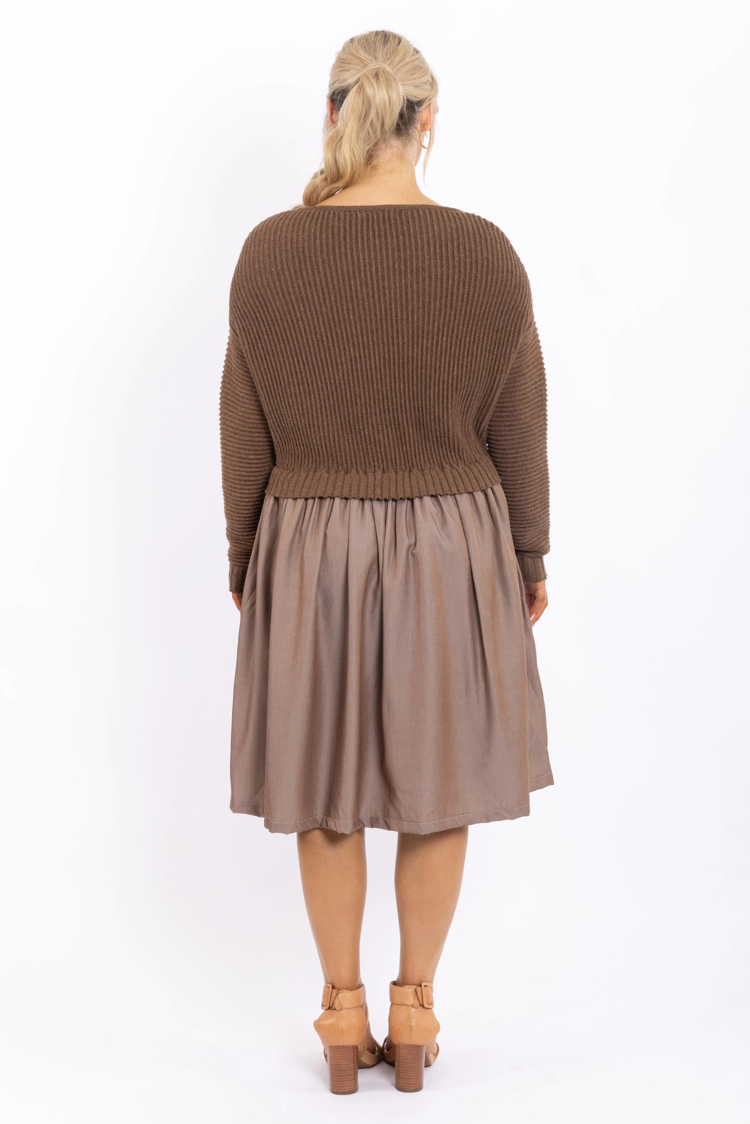 Lunar Knit Dress | Hazelnut | FINAL SALE