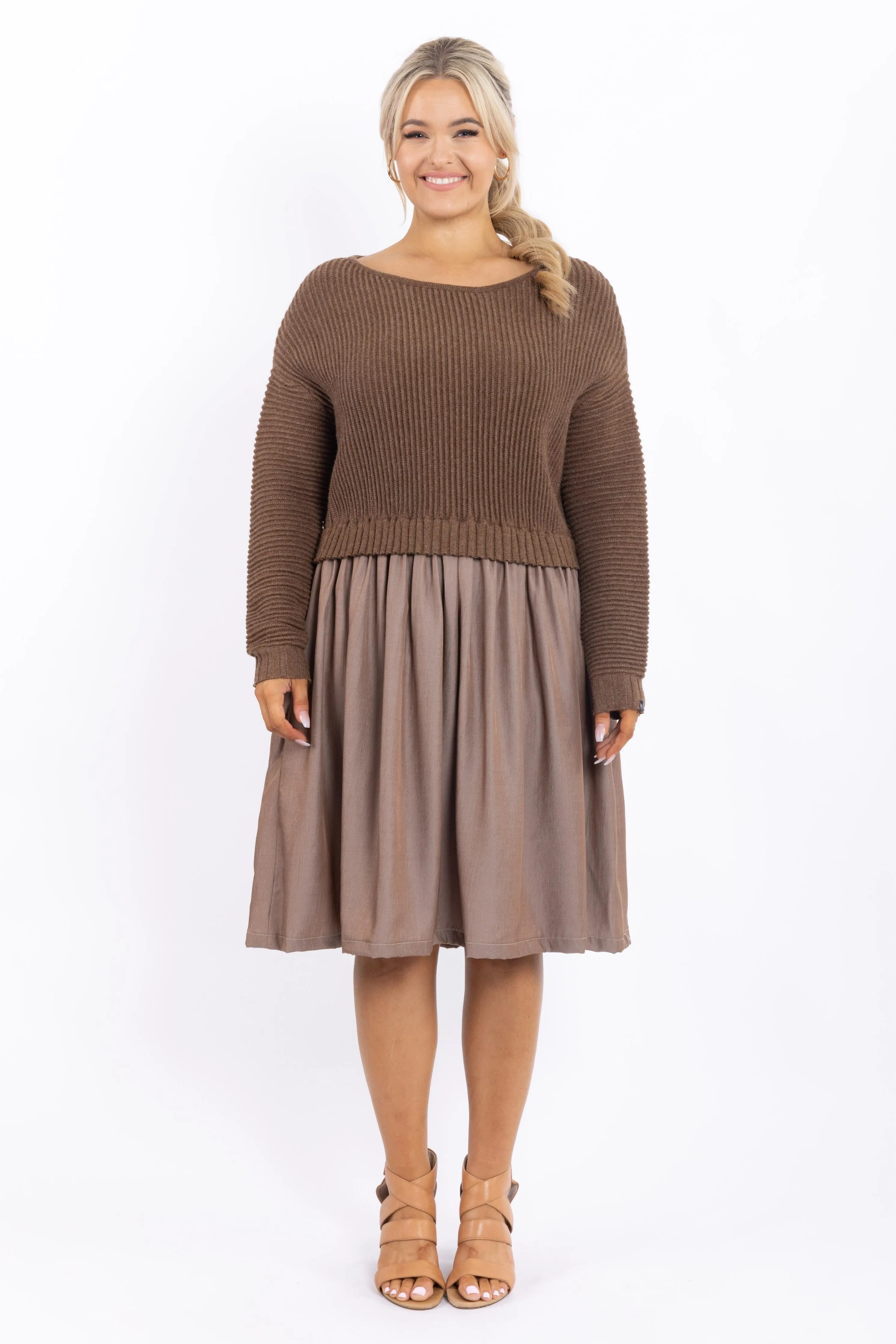 Lunar Knit Dress | Hazelnut | FINAL SALE