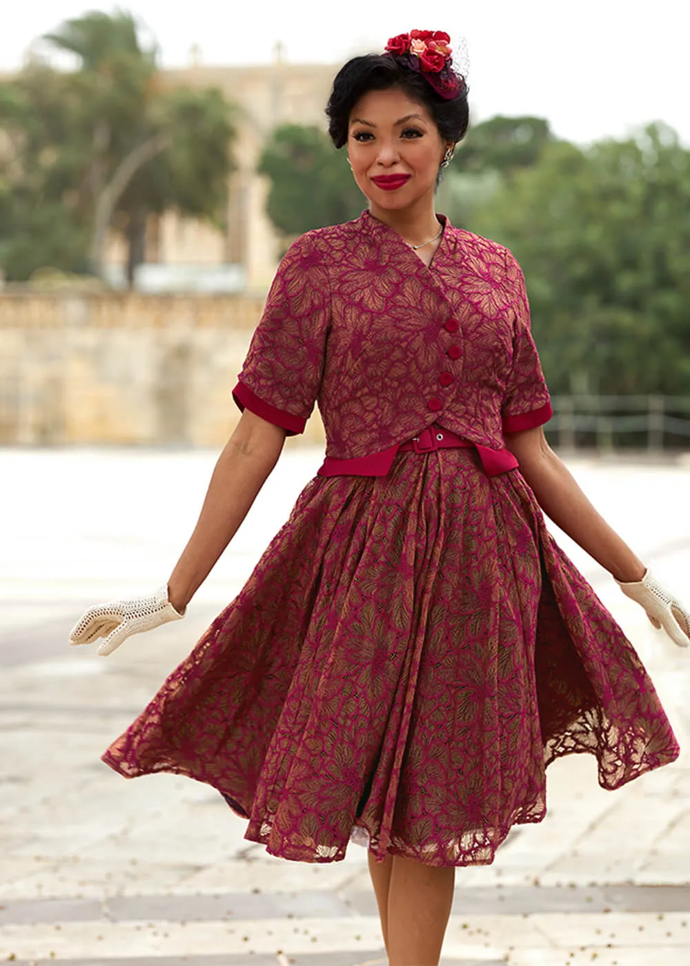 Maisie-Mai Lace blazer by Miss Candyfloss