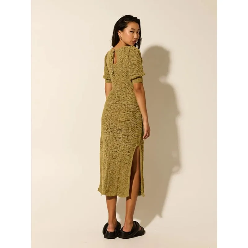 Mariana Knit Midi Dress | Khaki