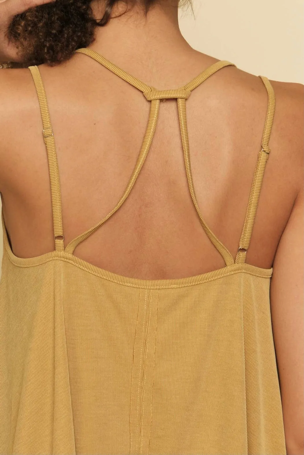 Mustard Cami Top