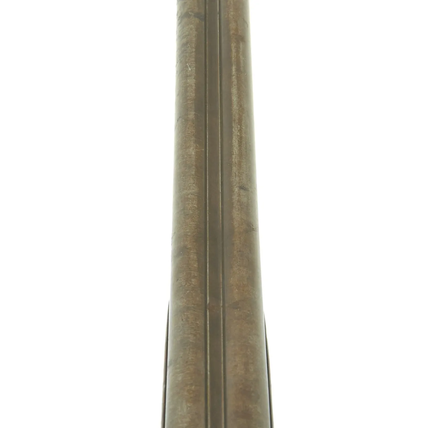 Original 19th Century Continental German-Style Double Barrel Percussion Shotgun with Black Horn Trigger Guard