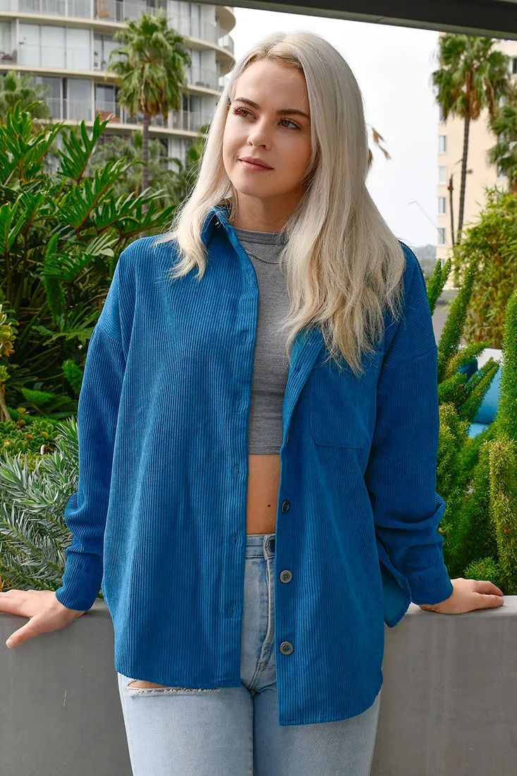 Oversized Corduroy Shacket