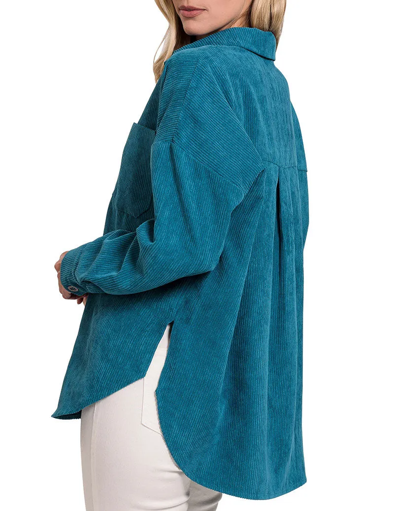 Oversized Corduroy Shacket
