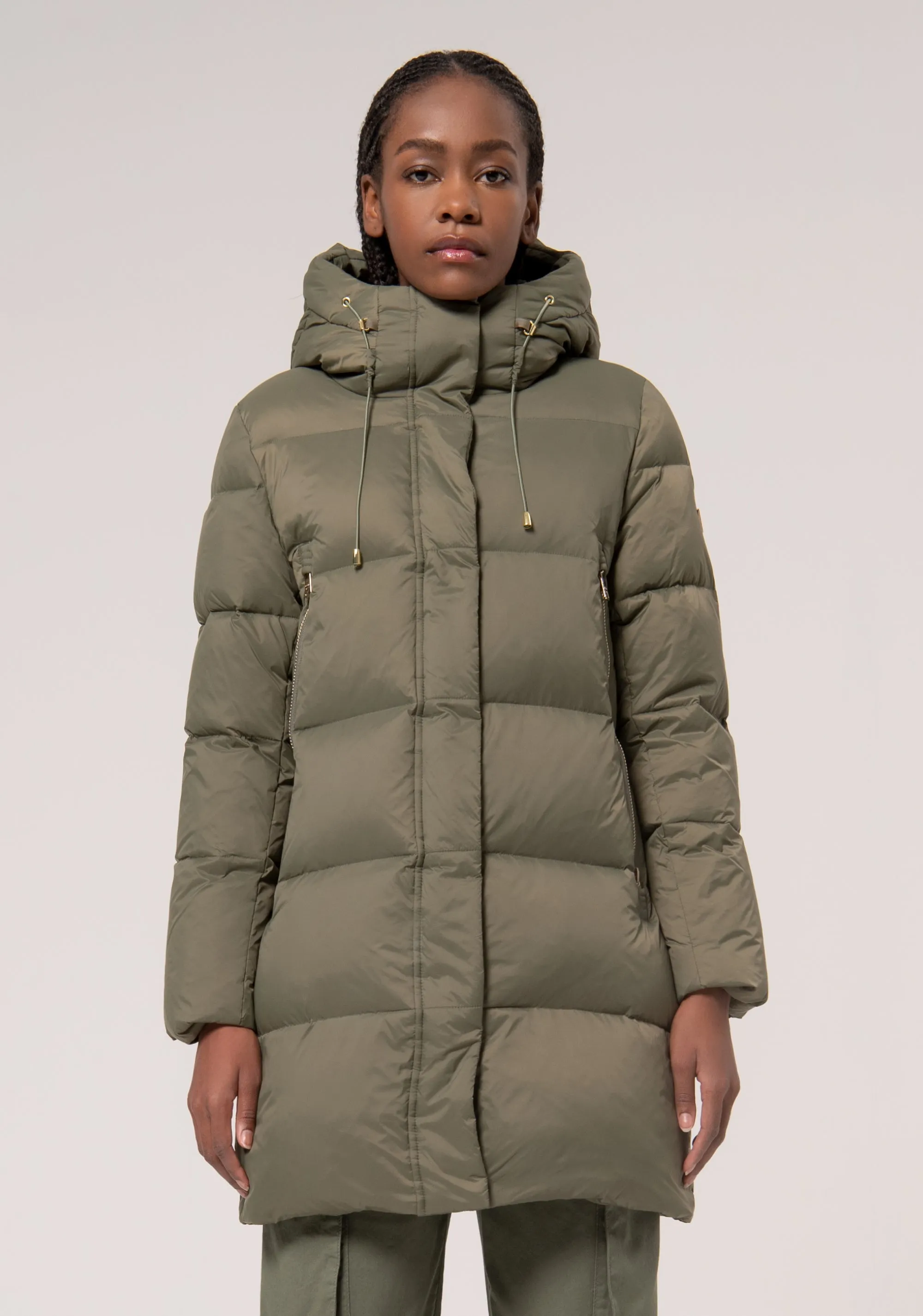 Padded jacket regular fit made in quilted nylon