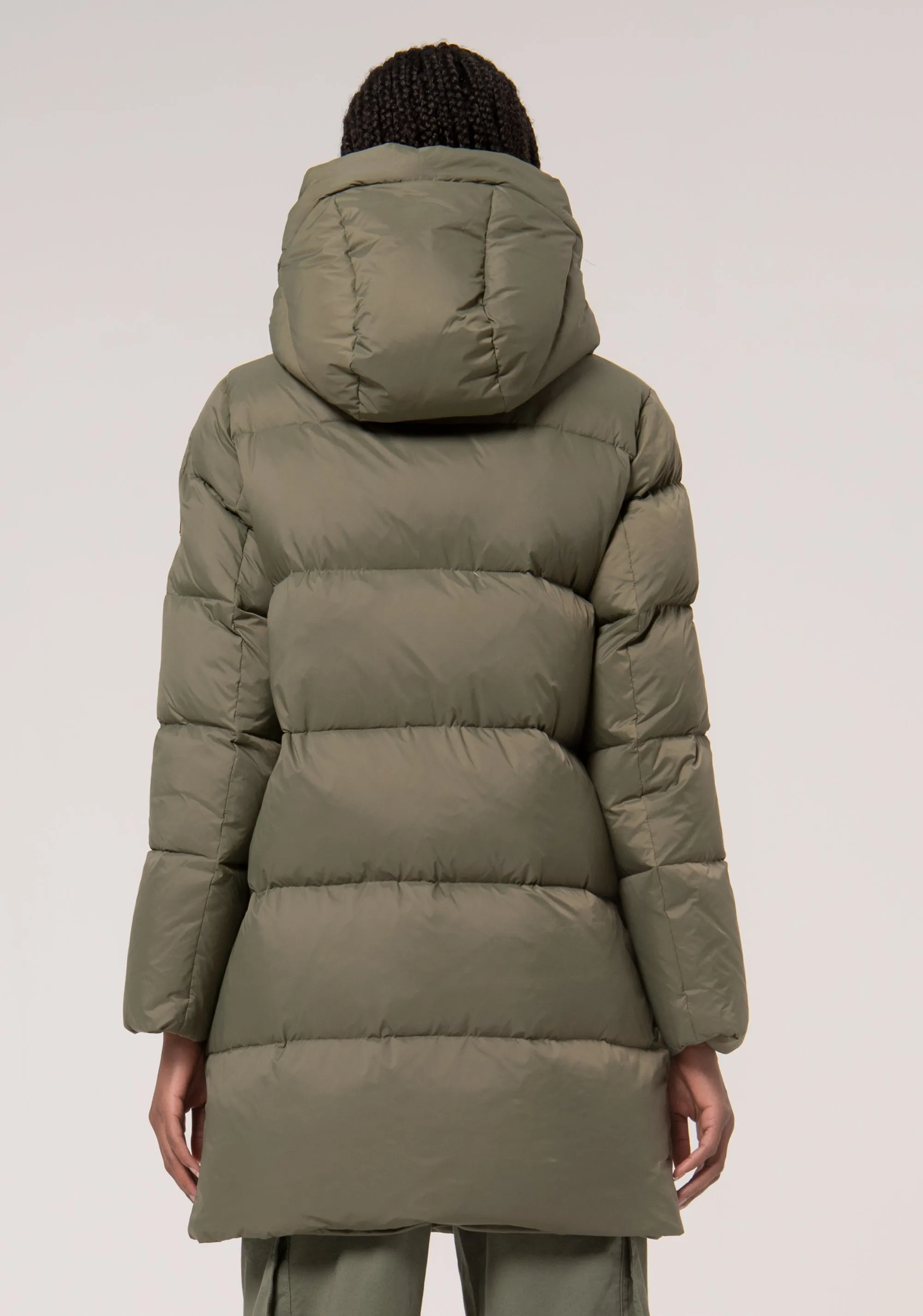 Padded jacket regular fit made in quilted nylon