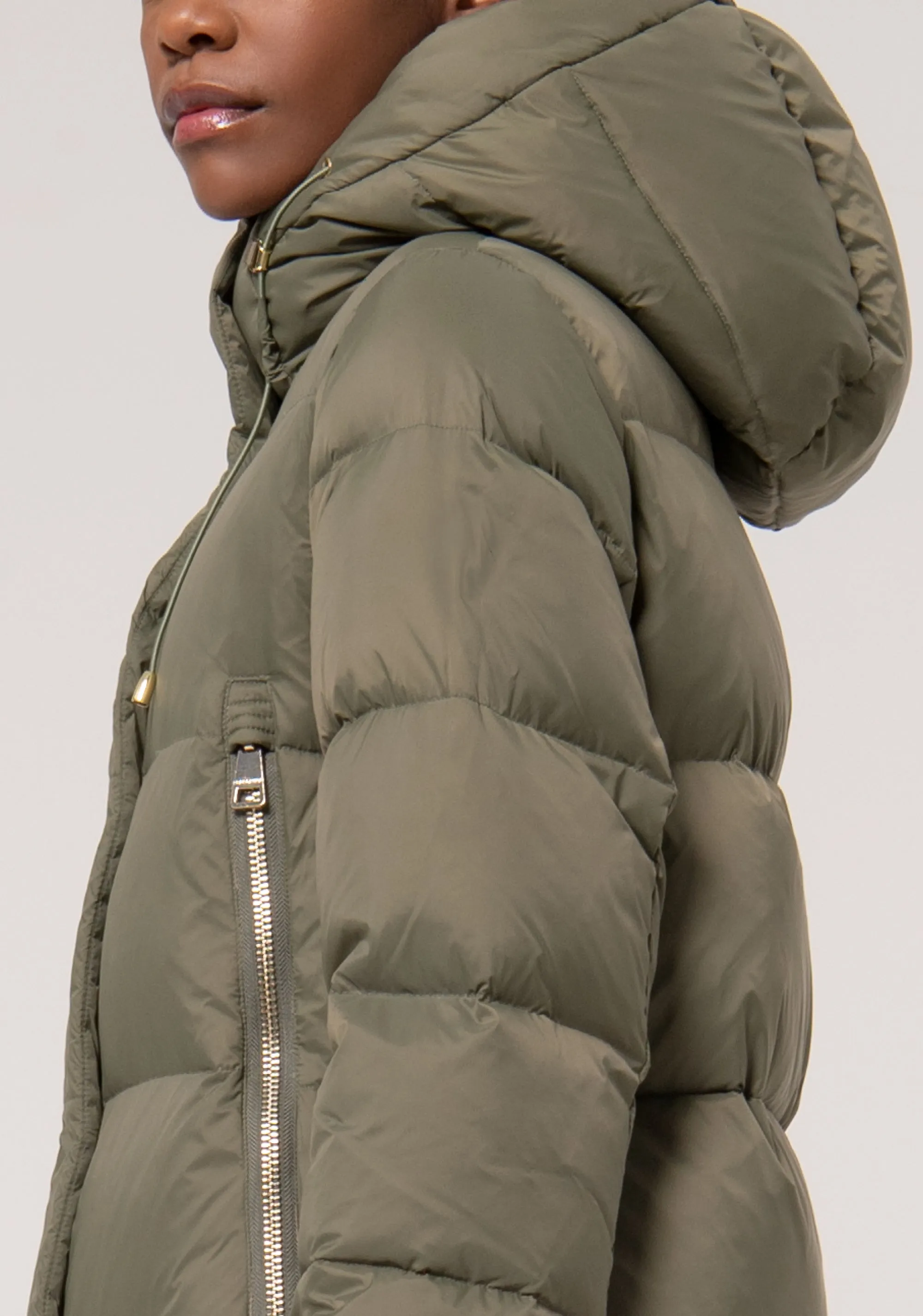 Padded jacket regular fit made in quilted nylon