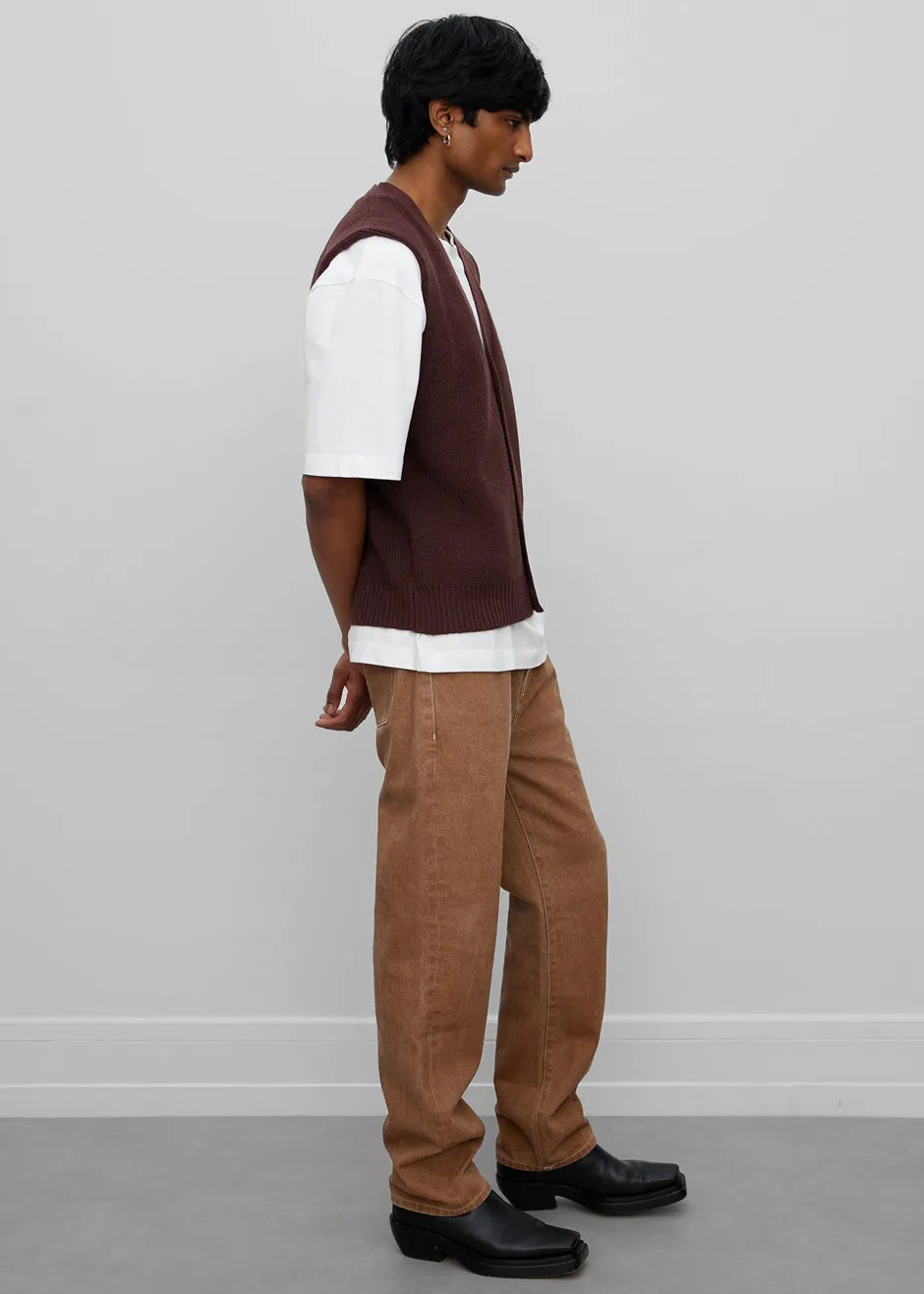 Róhe Max Cardigan - Prugna