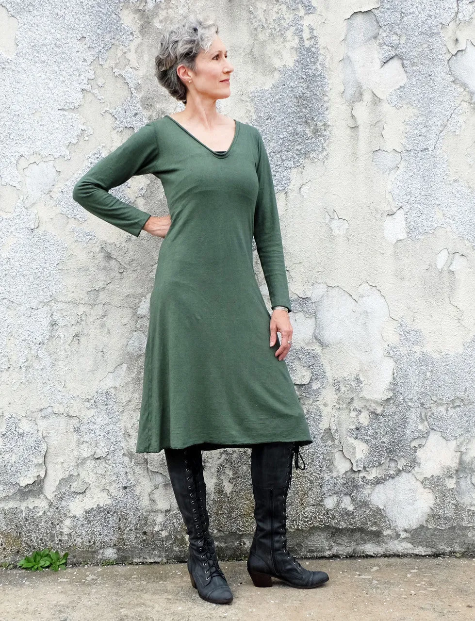 Ritual Simplicity Below Knee Dress