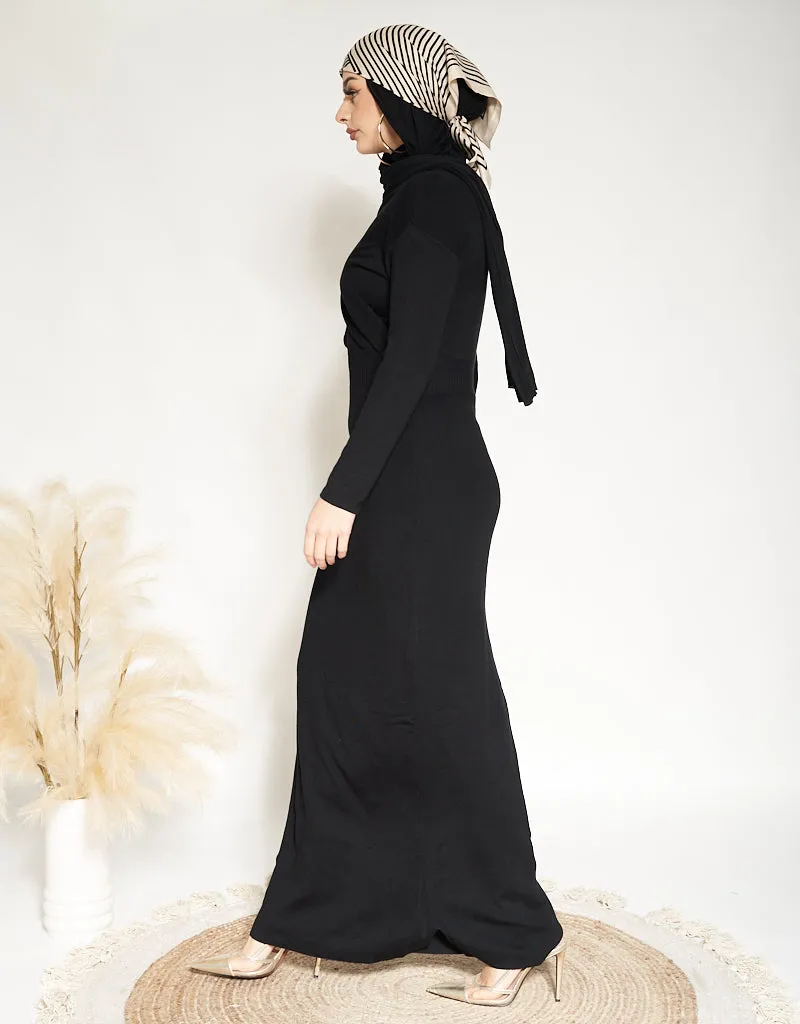 Roojed Waist Knit Dress