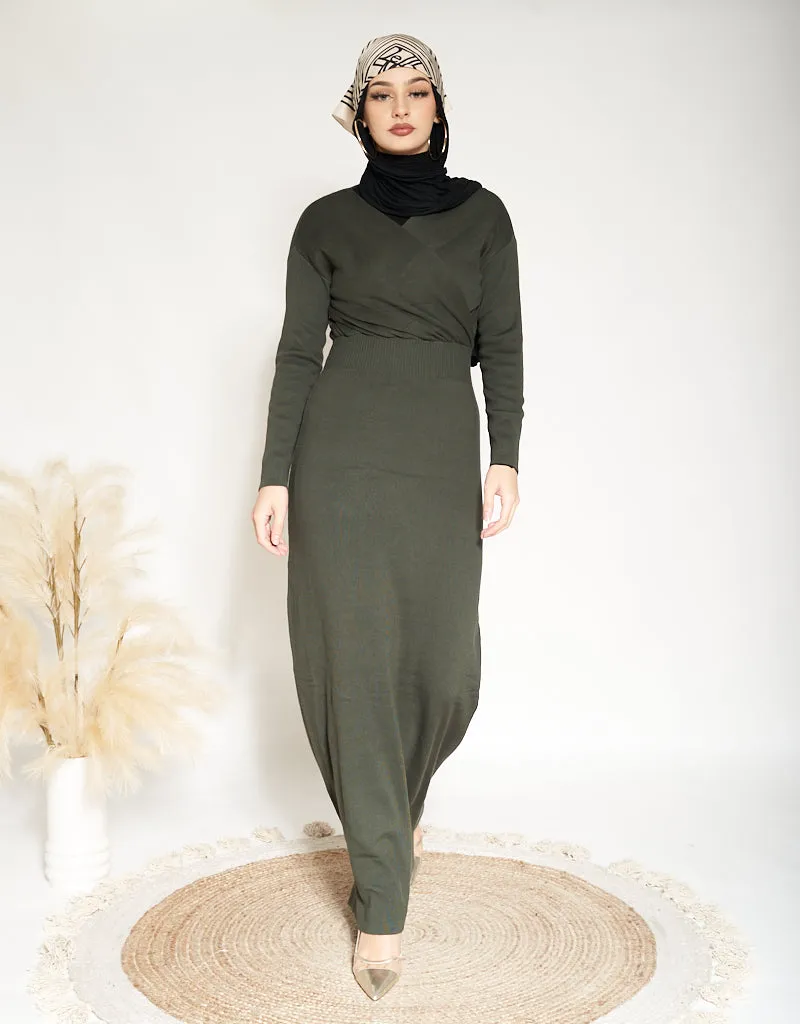 Roojed Waist Knit Dress
