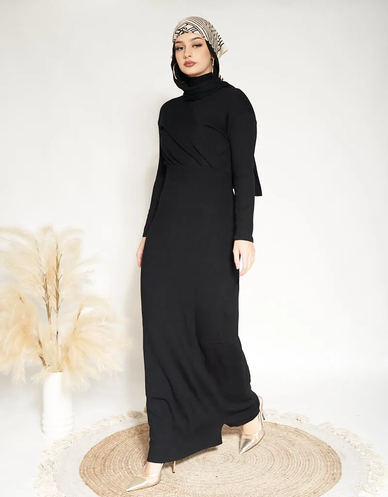 Roojed Waist Knit Dress