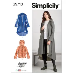Simplicity Sewing Pattern S9713 Misses' Jacket in Two Lengths - Designed for American Sewing Guild