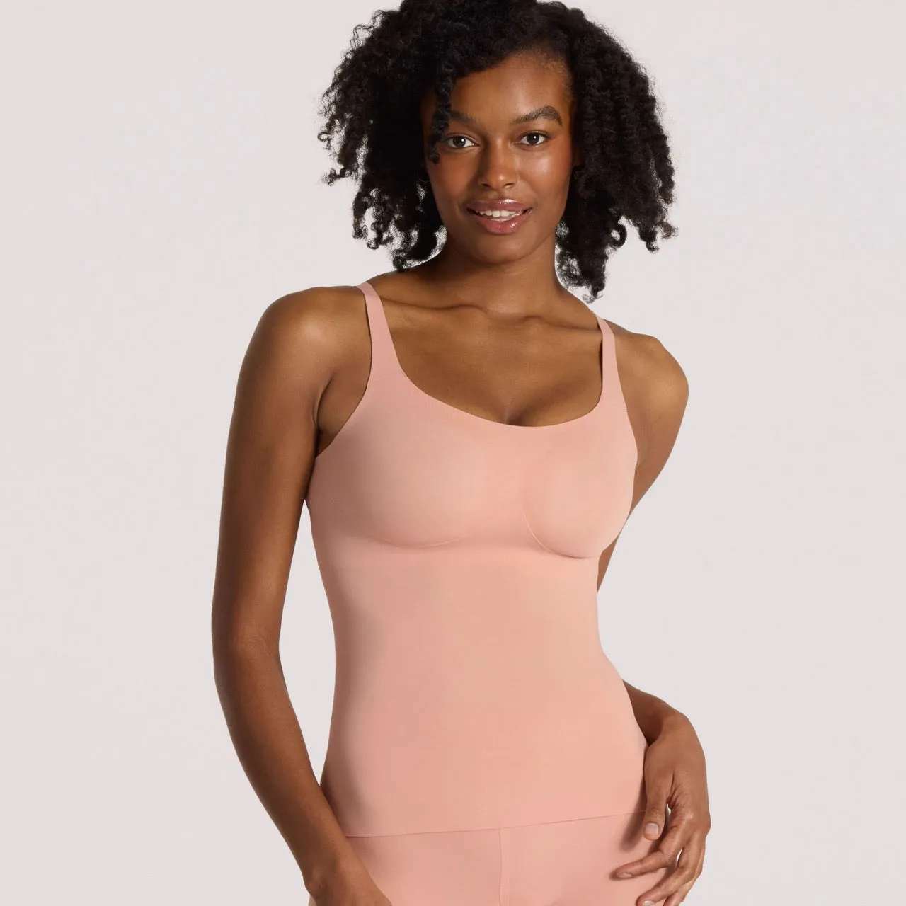 Structured Scoop Bra Tank