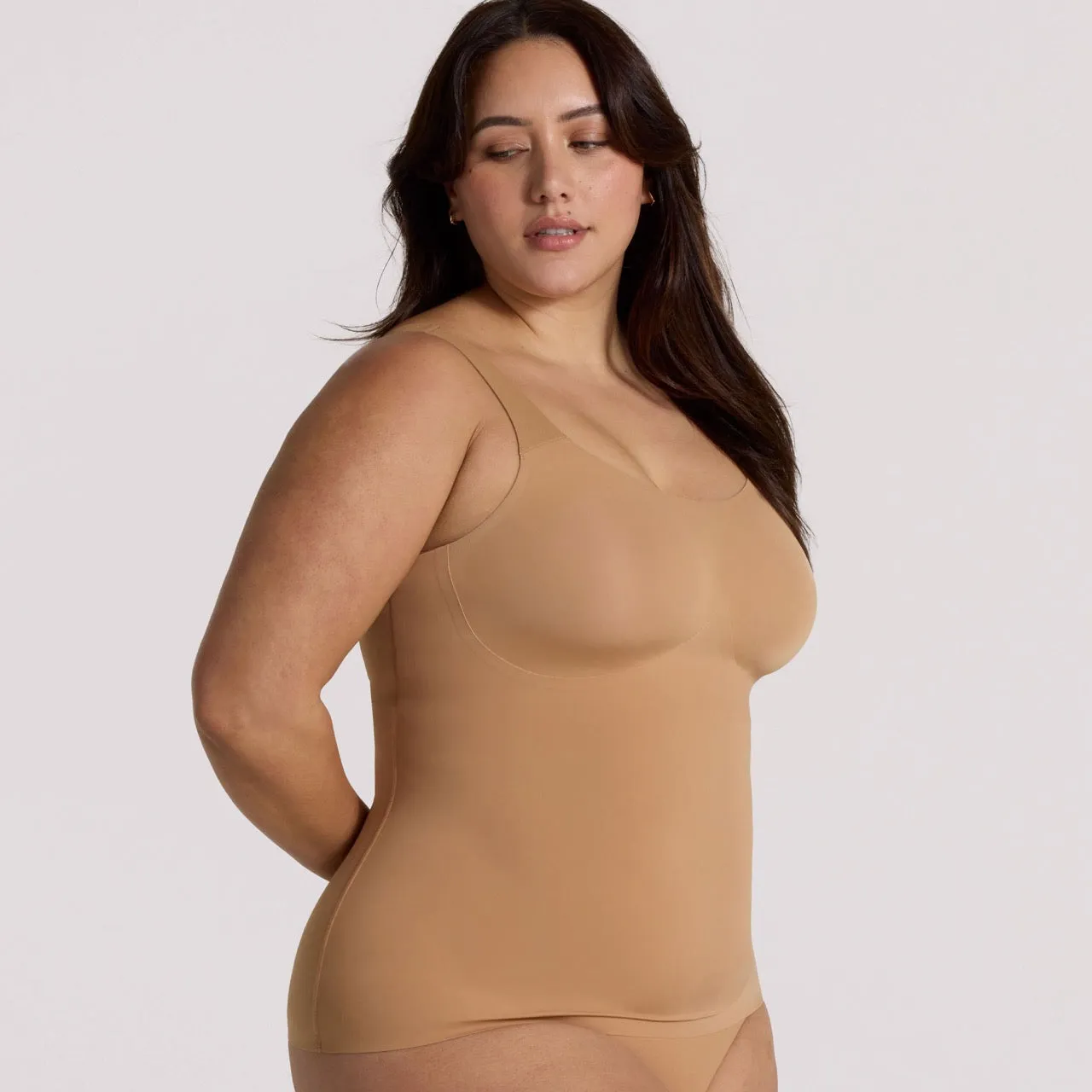 Structured Scoop Bra Tank