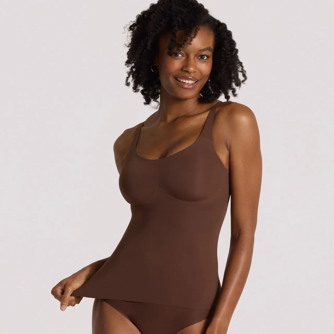 Structured Scoop Bra Tank