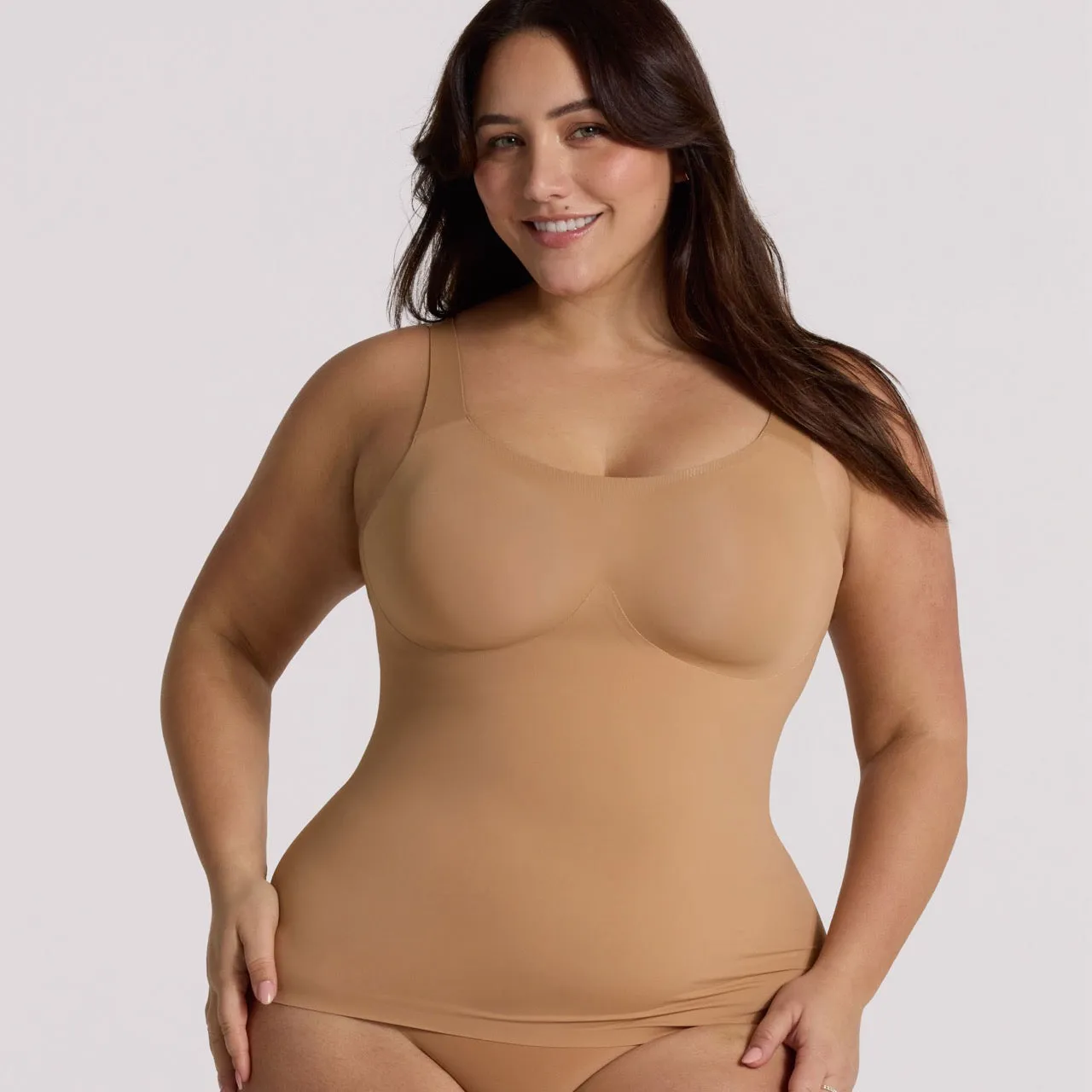 Structured Scoop Bra Tank