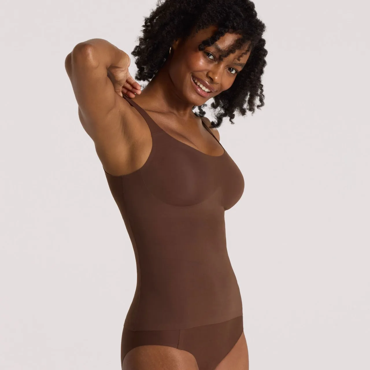 Structured Scoop Bra Tank