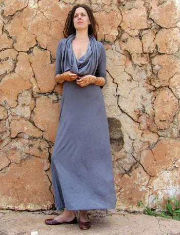 Super Cowl Simplicity Long Dress