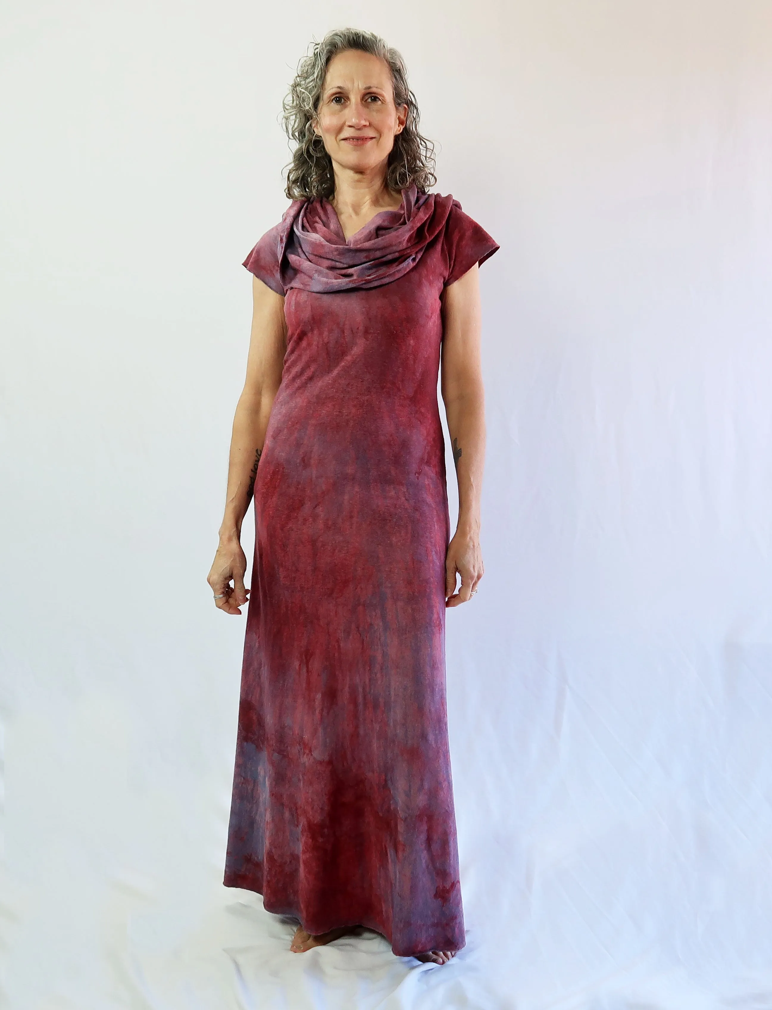 Super Cowl Simplicity Long Dress