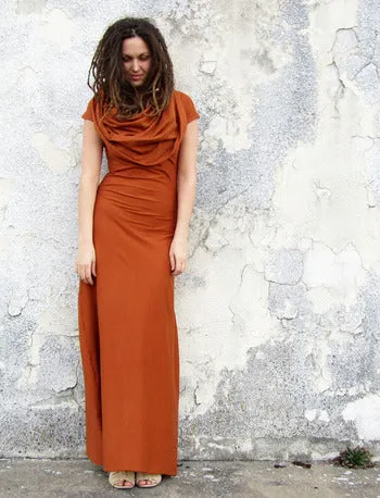 Super Cowl Simplicity Long Dress